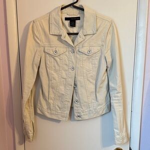 Calvin Klein Jeans Cream Jean Jacket